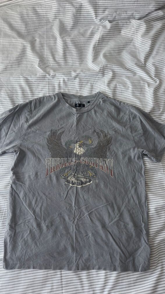Thrills Grey T-Shirt