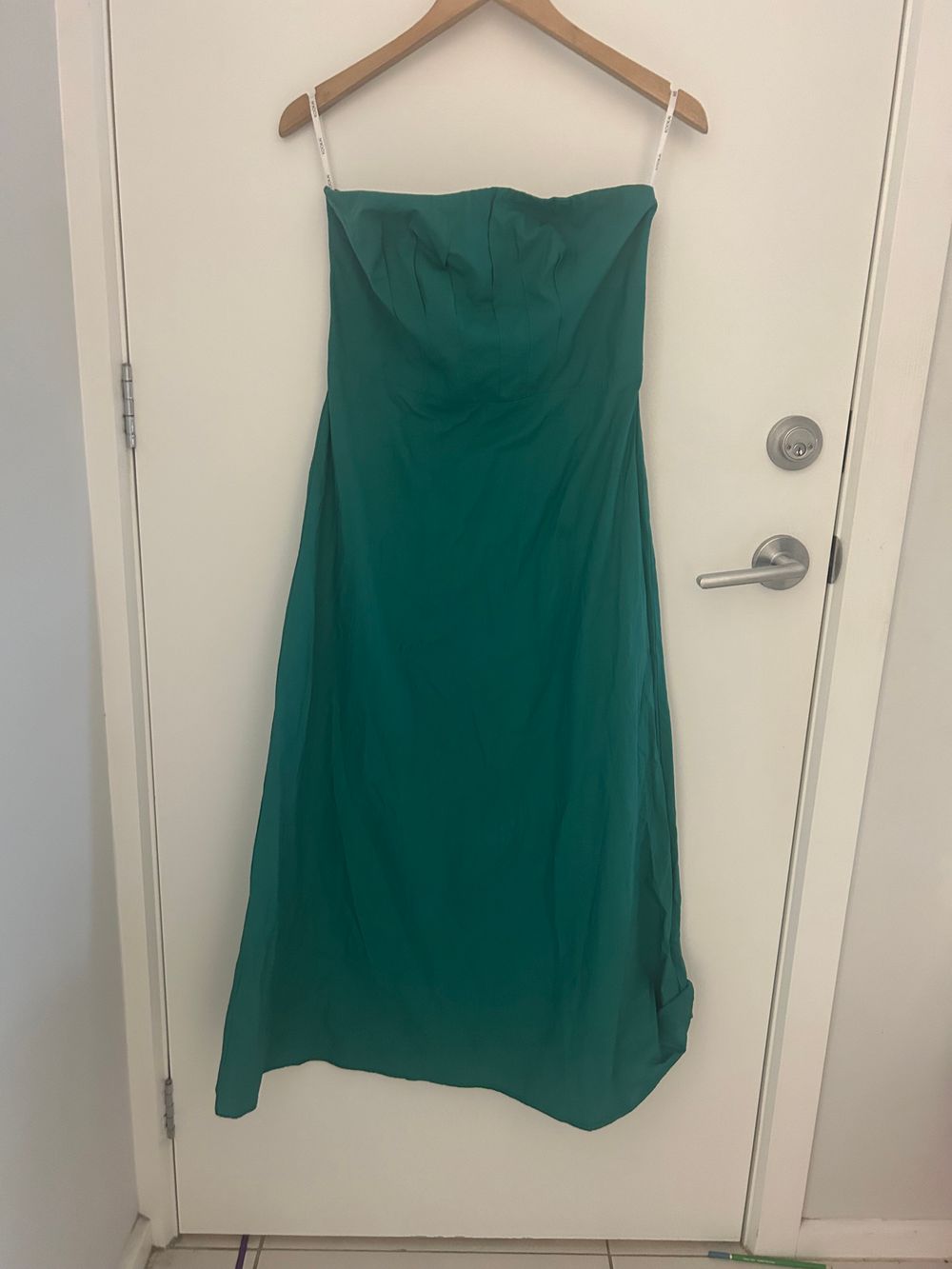 kookai green strapless dress Maya Maxi Dress, 4 / Dans Green main image 1