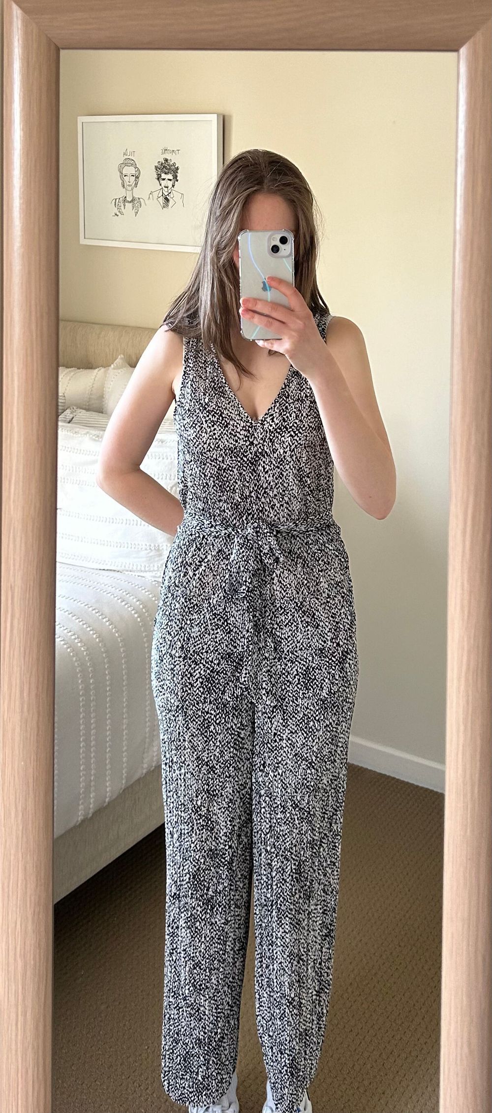 Belted Mini Pleat Jumpsuit
