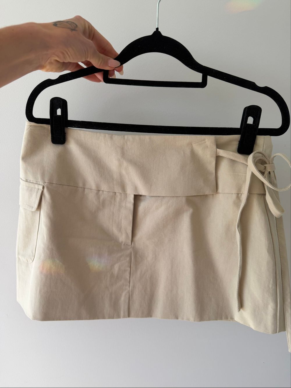 Glassons Beige Mini Skirt