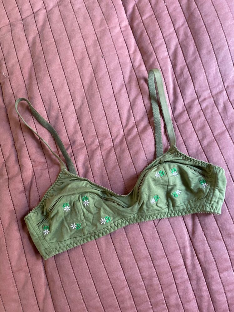 Videris Maggie Bra - Olive Blossom