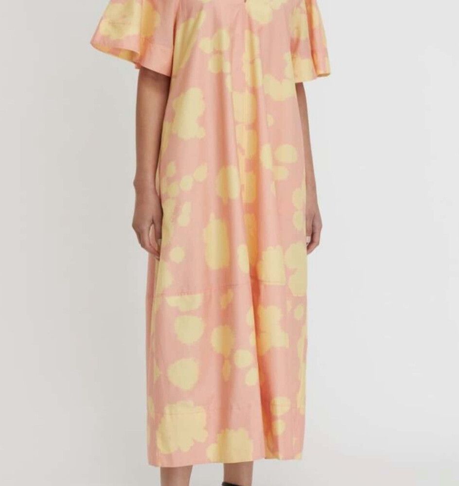 Lee Mathews Fleur Silk/Cotton Dress