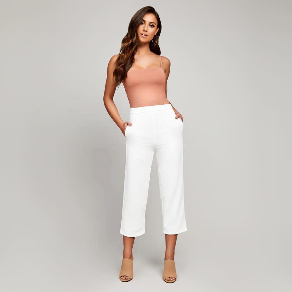 Kookai oyster pants white