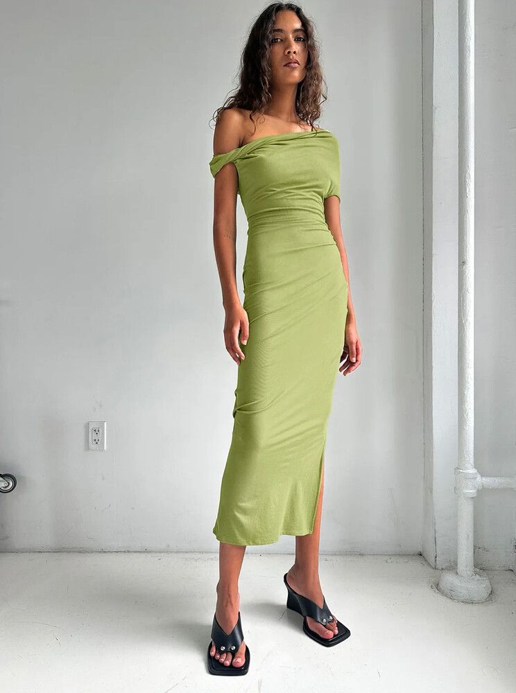paris georgia dress green Paris Georgia