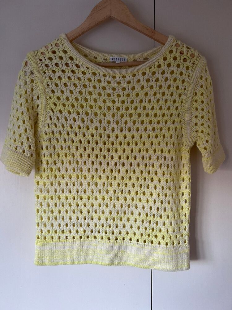 Claudie Pierlot Yellow Knit Summer Top