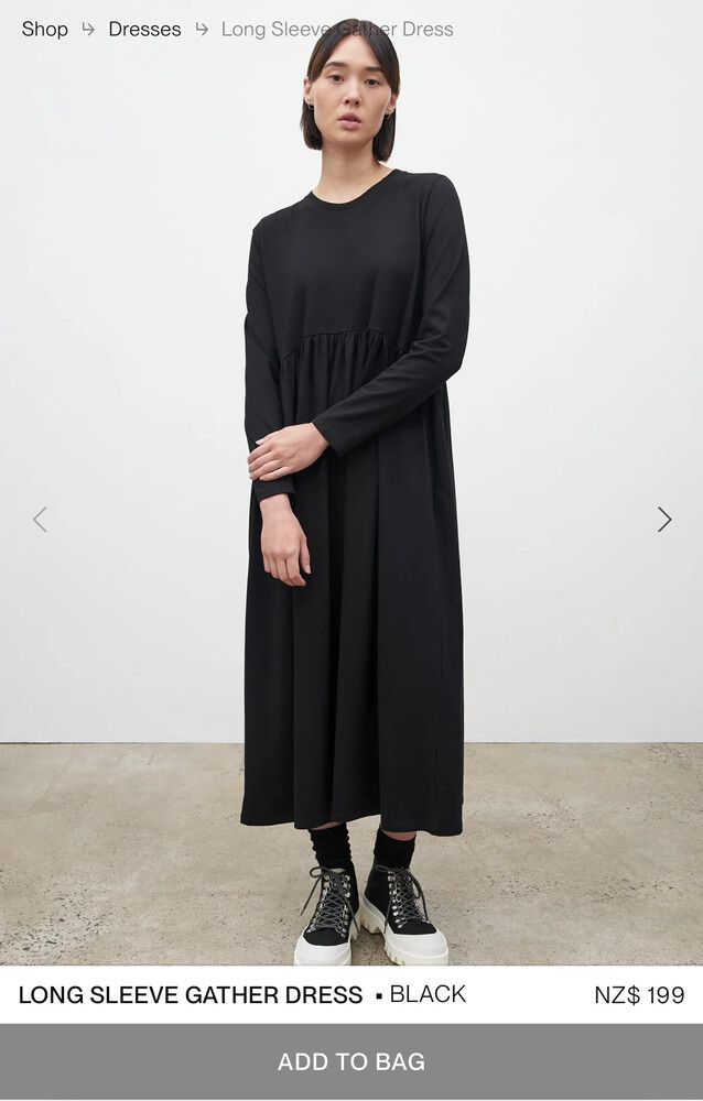 fitted lace wedding dress Shop Column Dress - Black | Kowtow Clothing main image 0