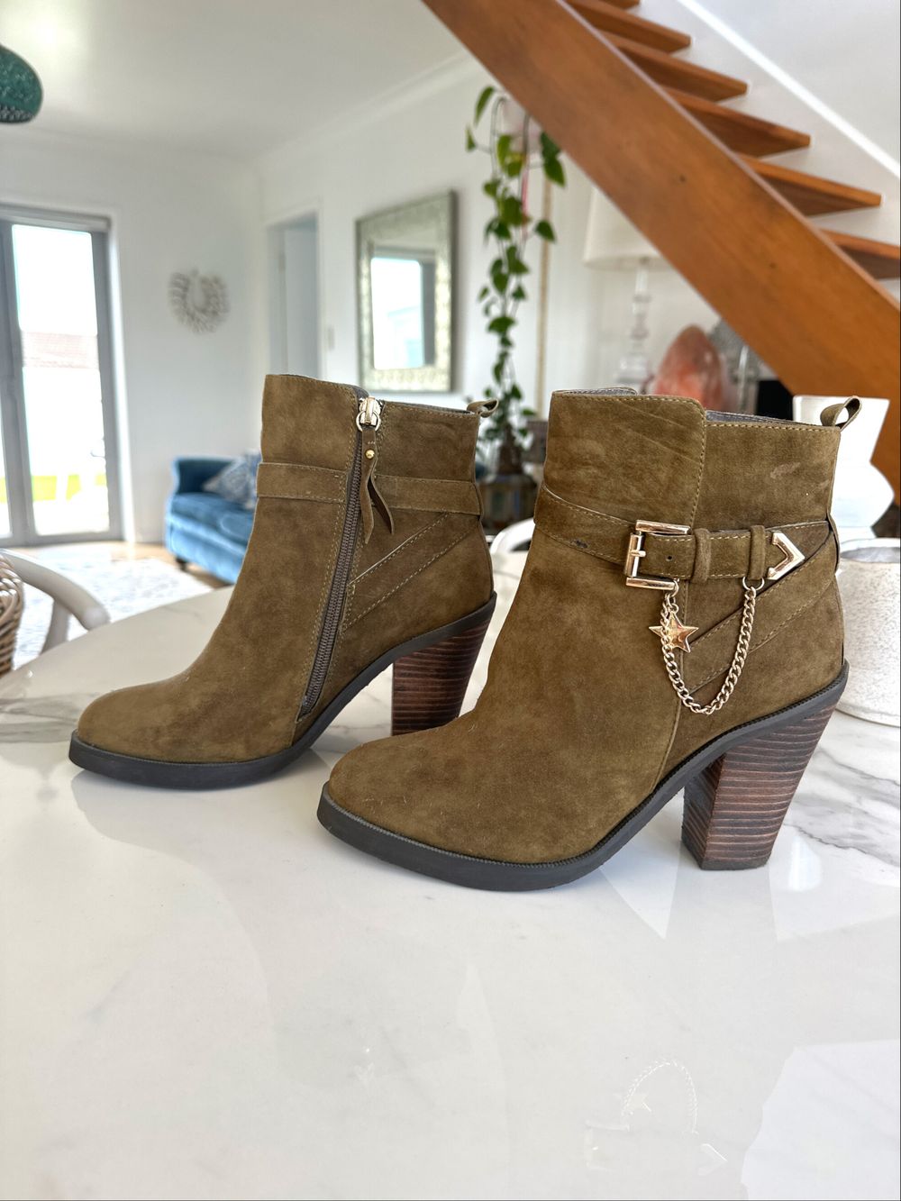 Kathryn Wilson Khaki Boots