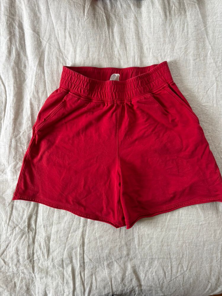 Lululemon Red Shorts