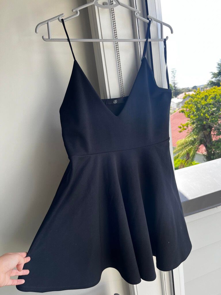 Black Fit And Flare Dress