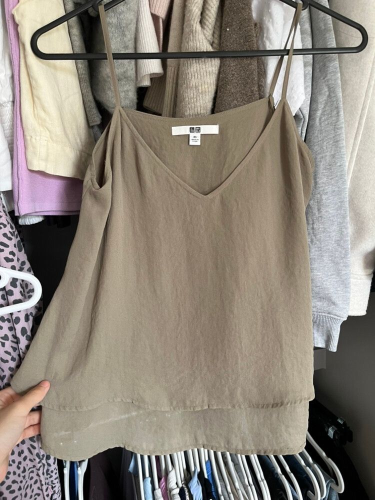 Uniqlo Sage Green Singlet