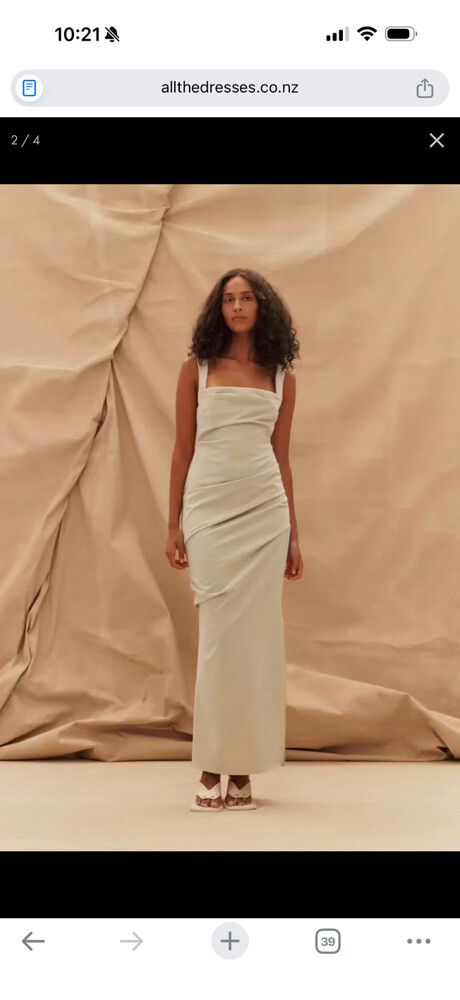 Paris Georgia Beige Maxi Dress
