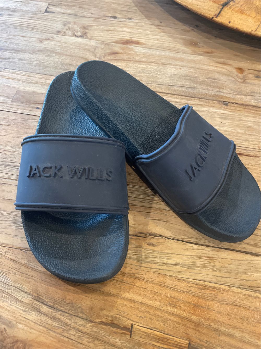 Jack Wills navy slides