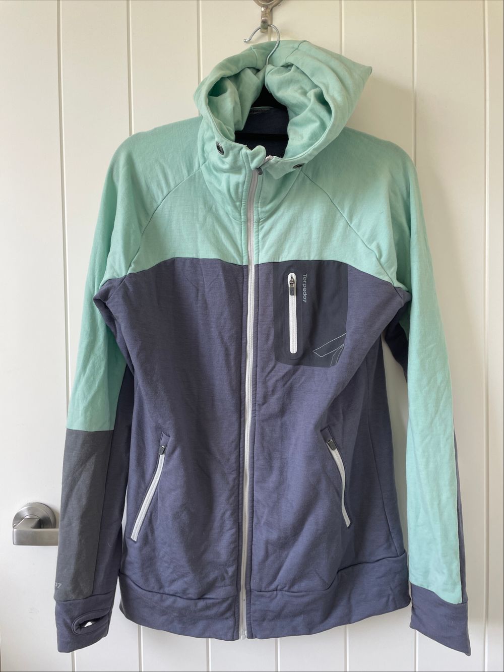 Torpedo7 Green Blue Jumper Size S