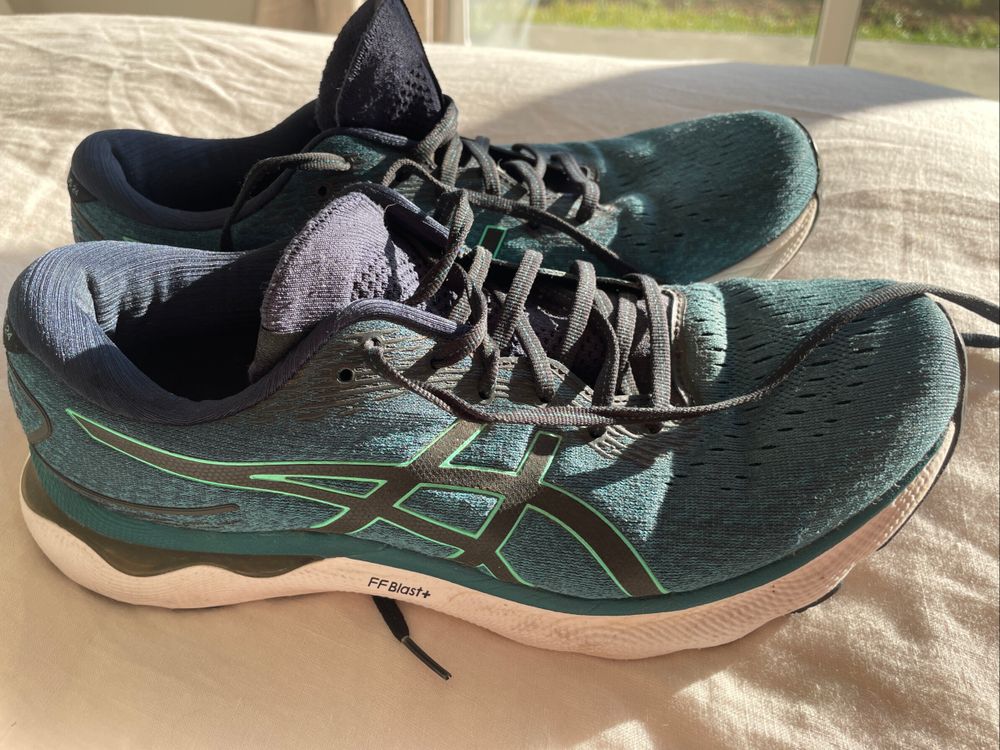 Asics Teal Black Gel-Nimbus 24