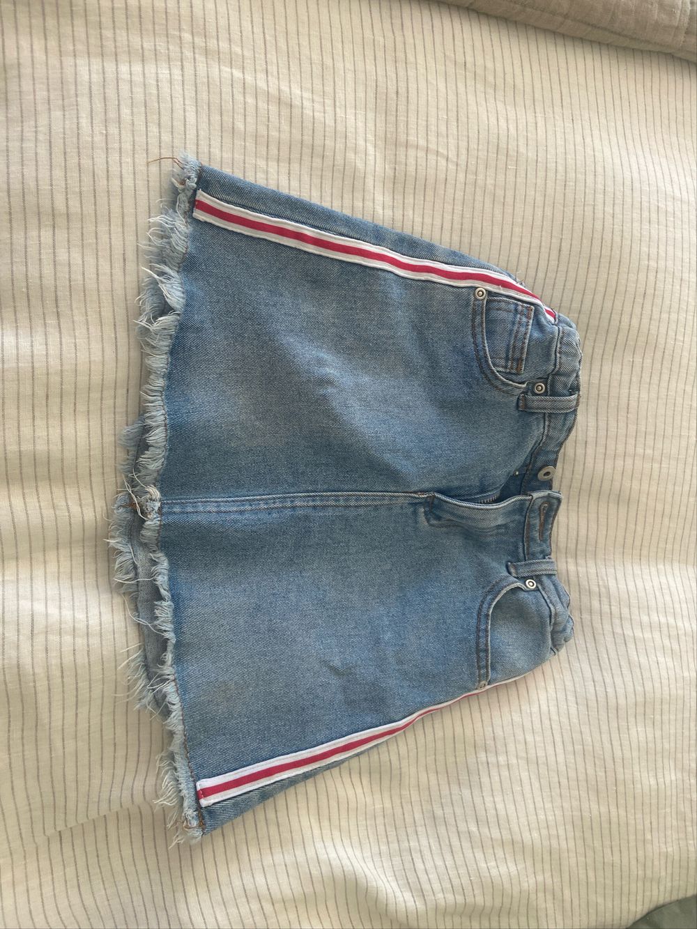 Light Blue Seed Skirt