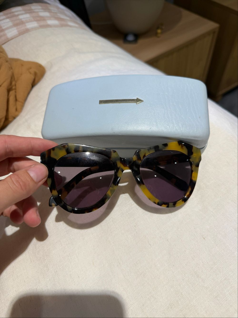 Karen Walker Number One Tortoiseshell Sunglasses