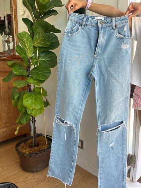 Jeans High Rise Straight