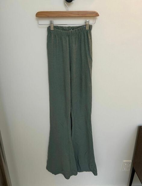 Weave Flare Pants