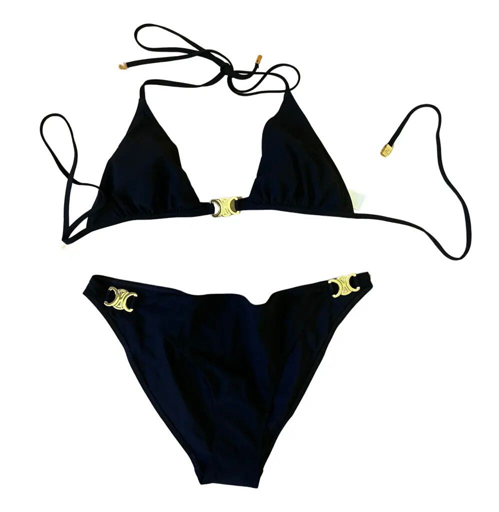 Celine - Celine Two Piece Triomphe Bikini on Designer Wardrobe