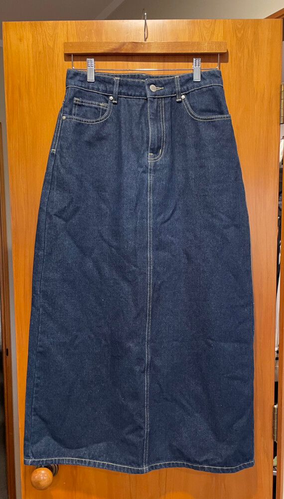 Among The Brave Blue Maxi Skirt