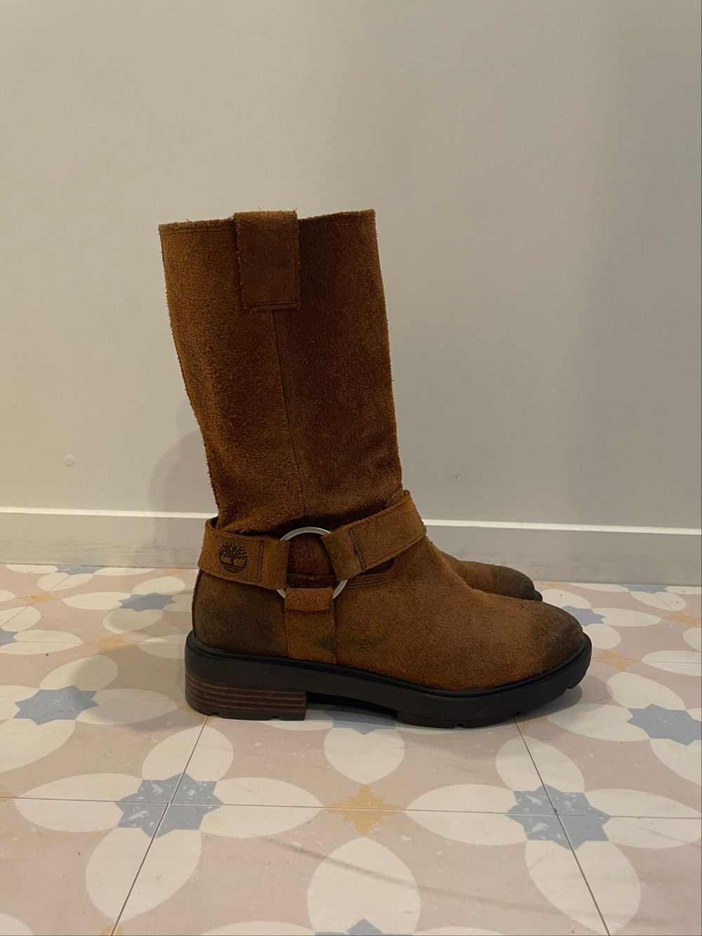 Timberland Brown Suede Mid-Calf Boots