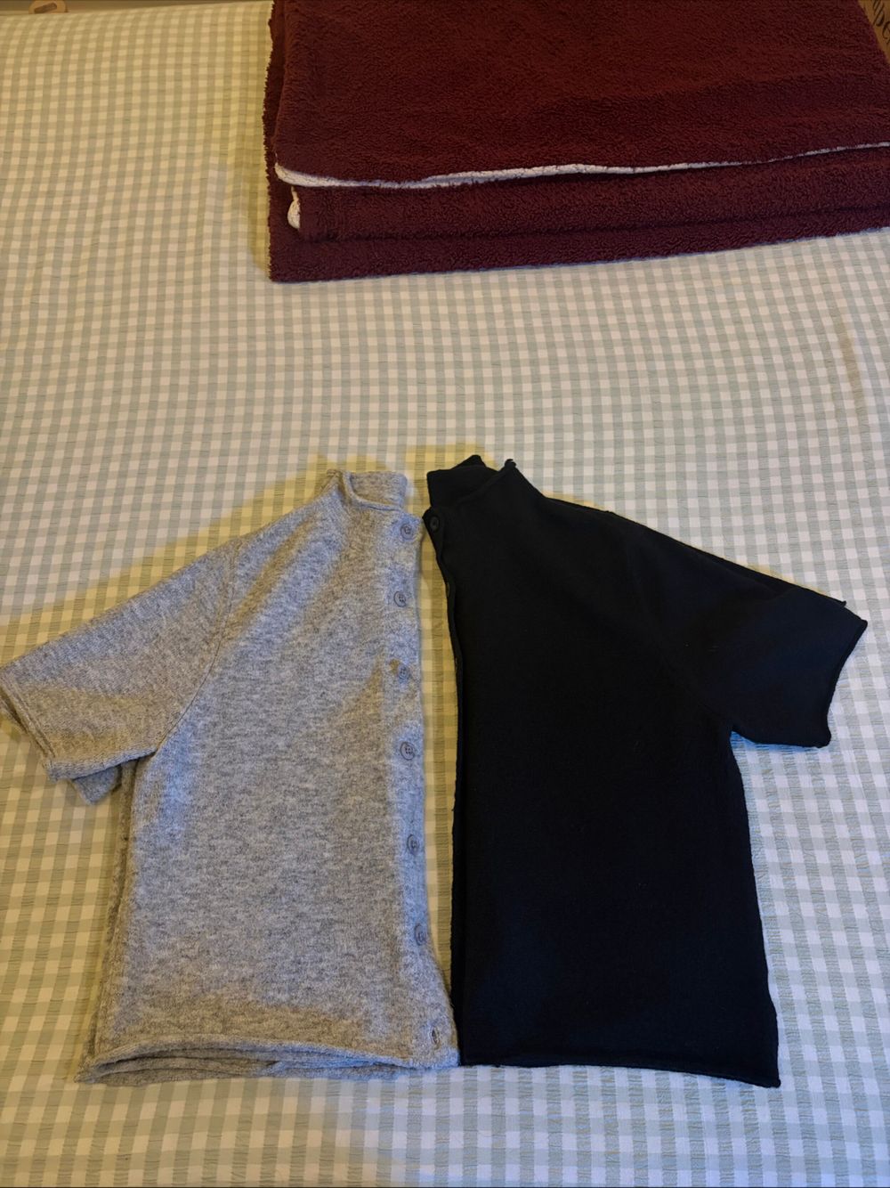 Glassons Grey and Black Knit Cardigans