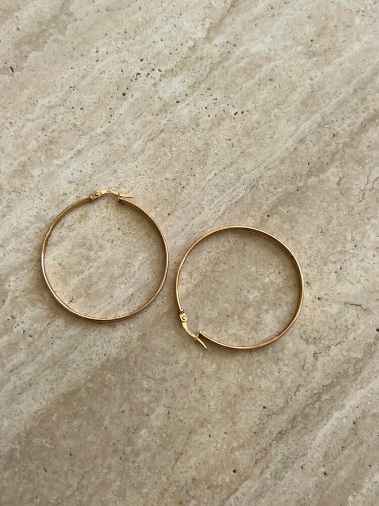Michael Hill Gold Hoop Earrings