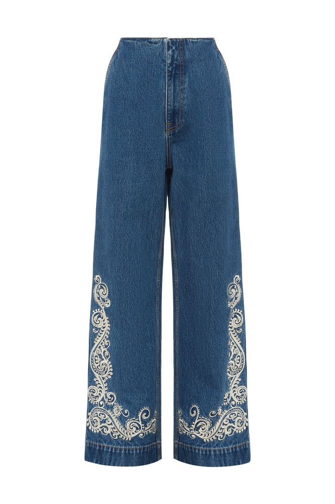 Alemais Jacones Flare Denim Jean