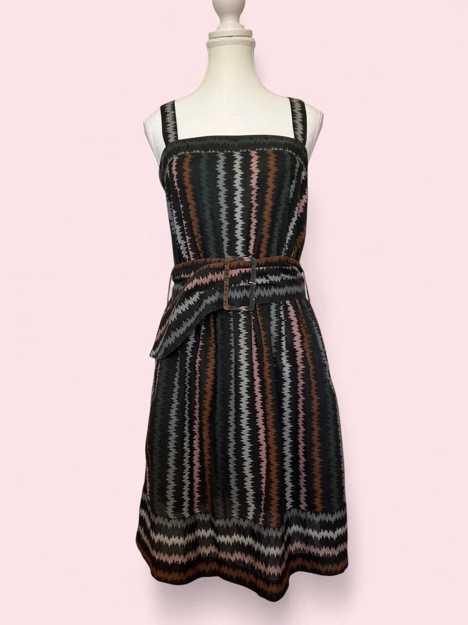 Karen Walker Runaway Multicolour Patterned Dress
