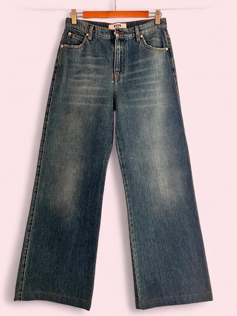 MSGM Milano Wide Leg Jeans