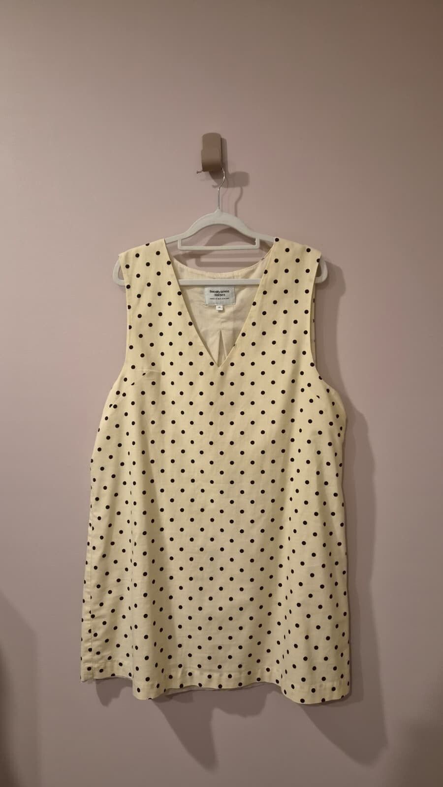 Twenty Seven Names Beige Polka Dot Dress