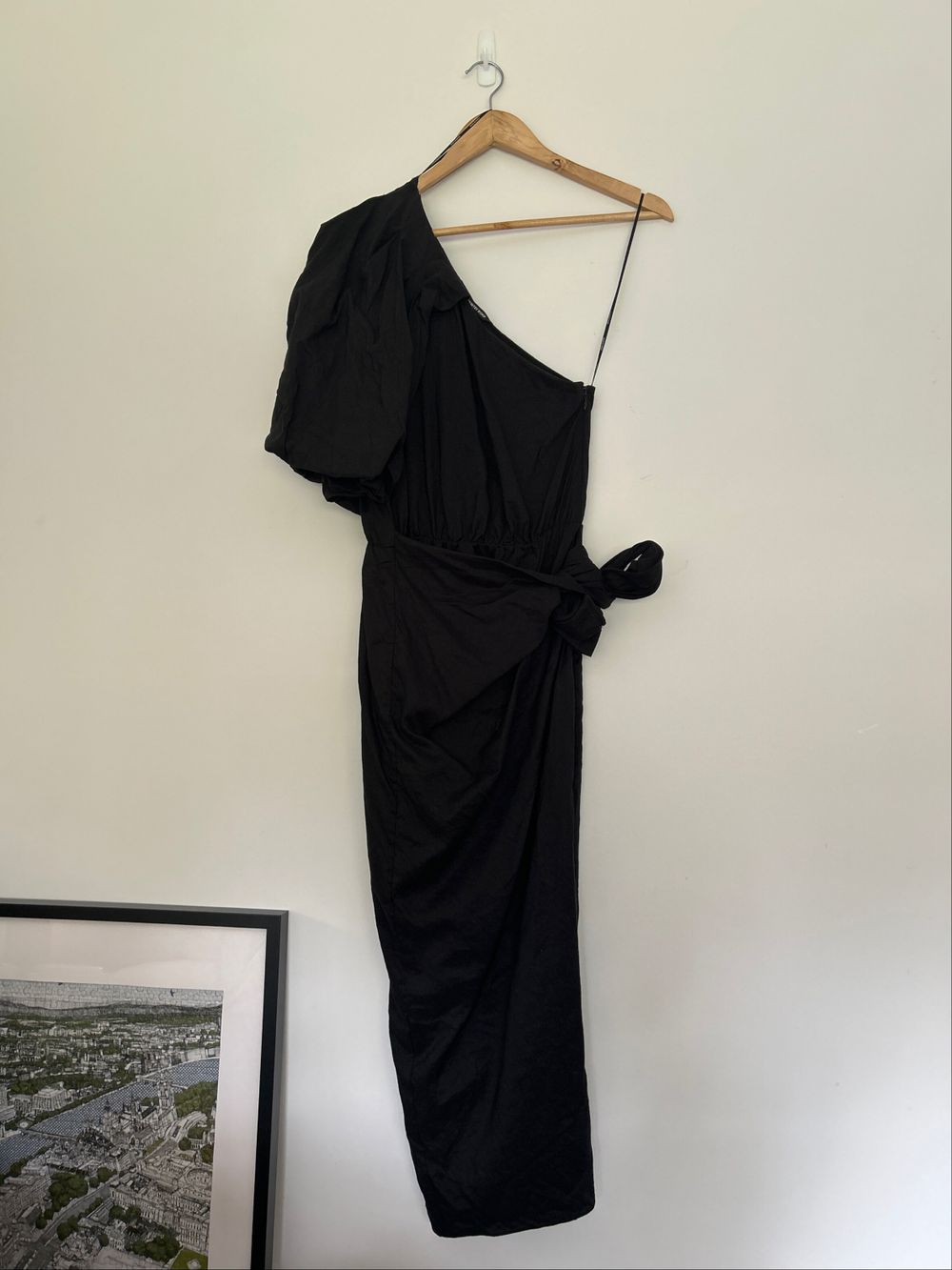 Country Road Puff Sleeve Wrap Dress