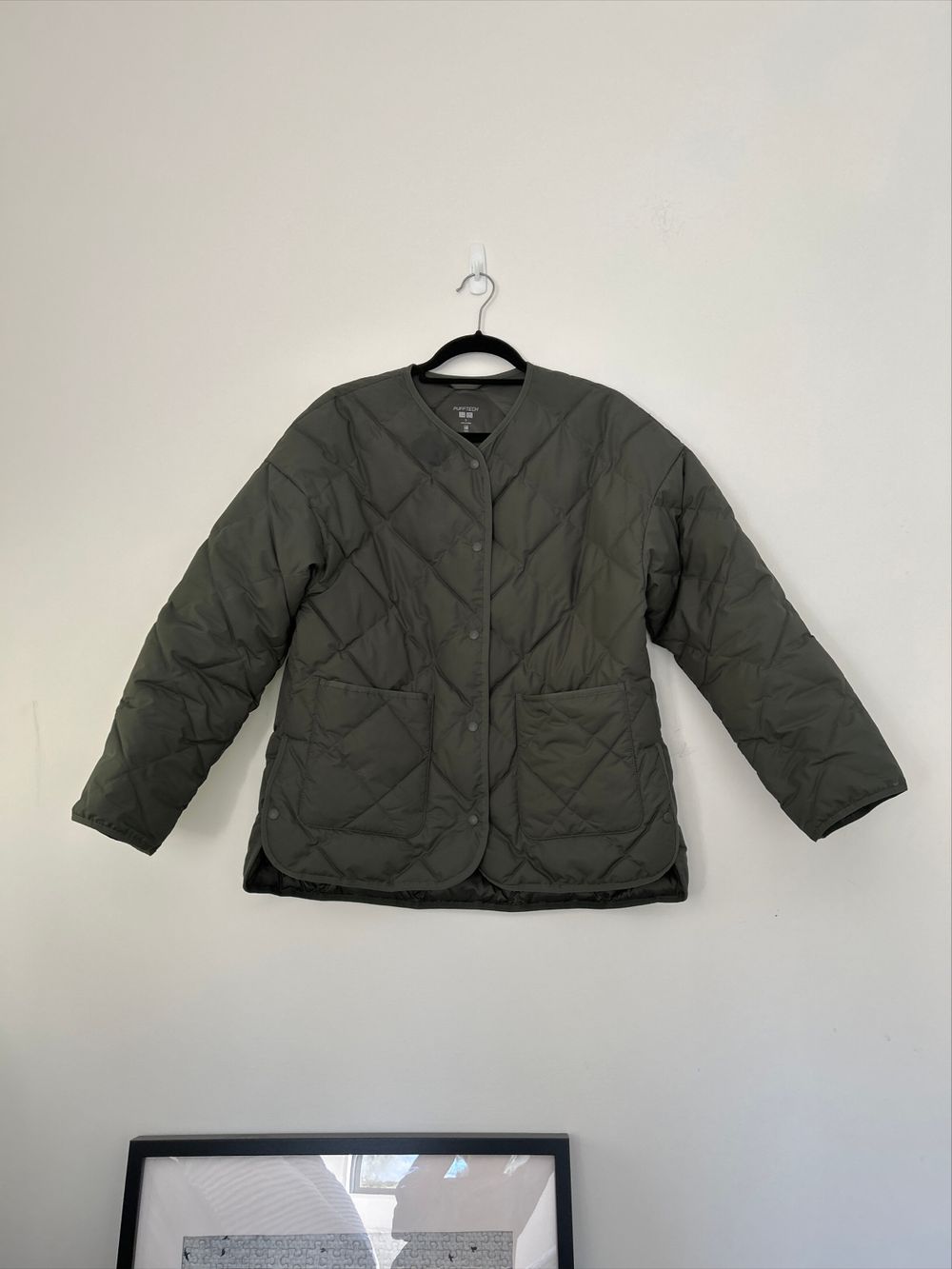 Uniqlo Green Quilted Jacket