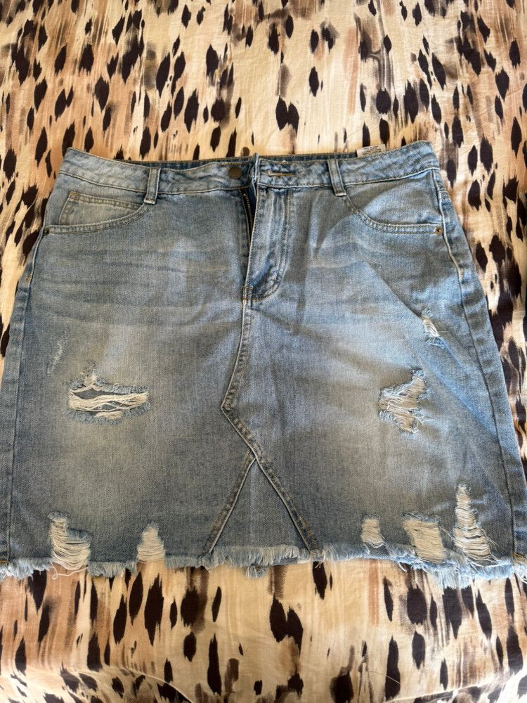 Junkfood Denim Skirt