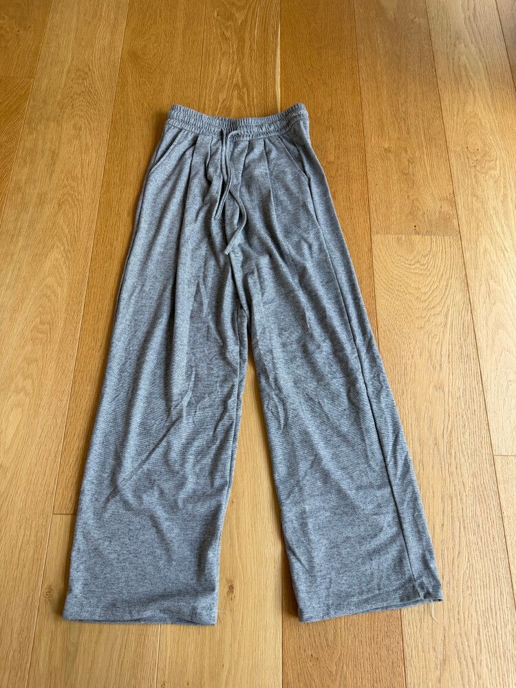 Grey Wide Leg Pants