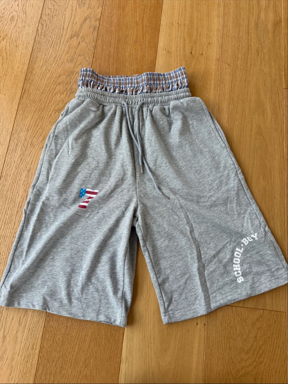 School Boy Grey Sweat Shorts