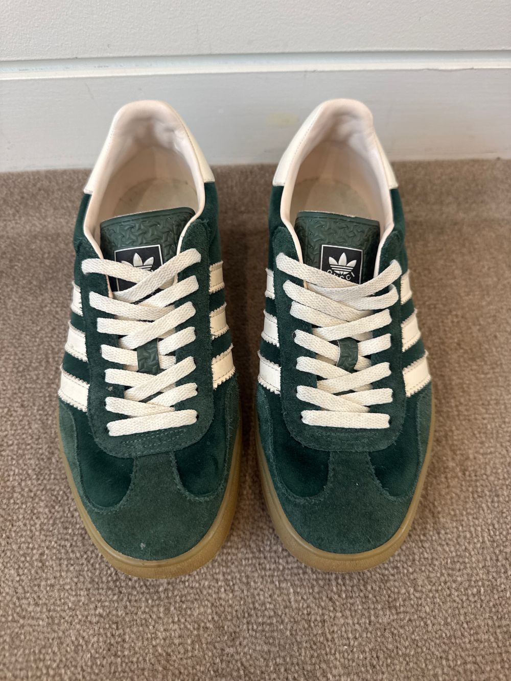 adidas gazelle silver green womens Adidas Samba Gucci by Siji Studios – The Garden main image 1
