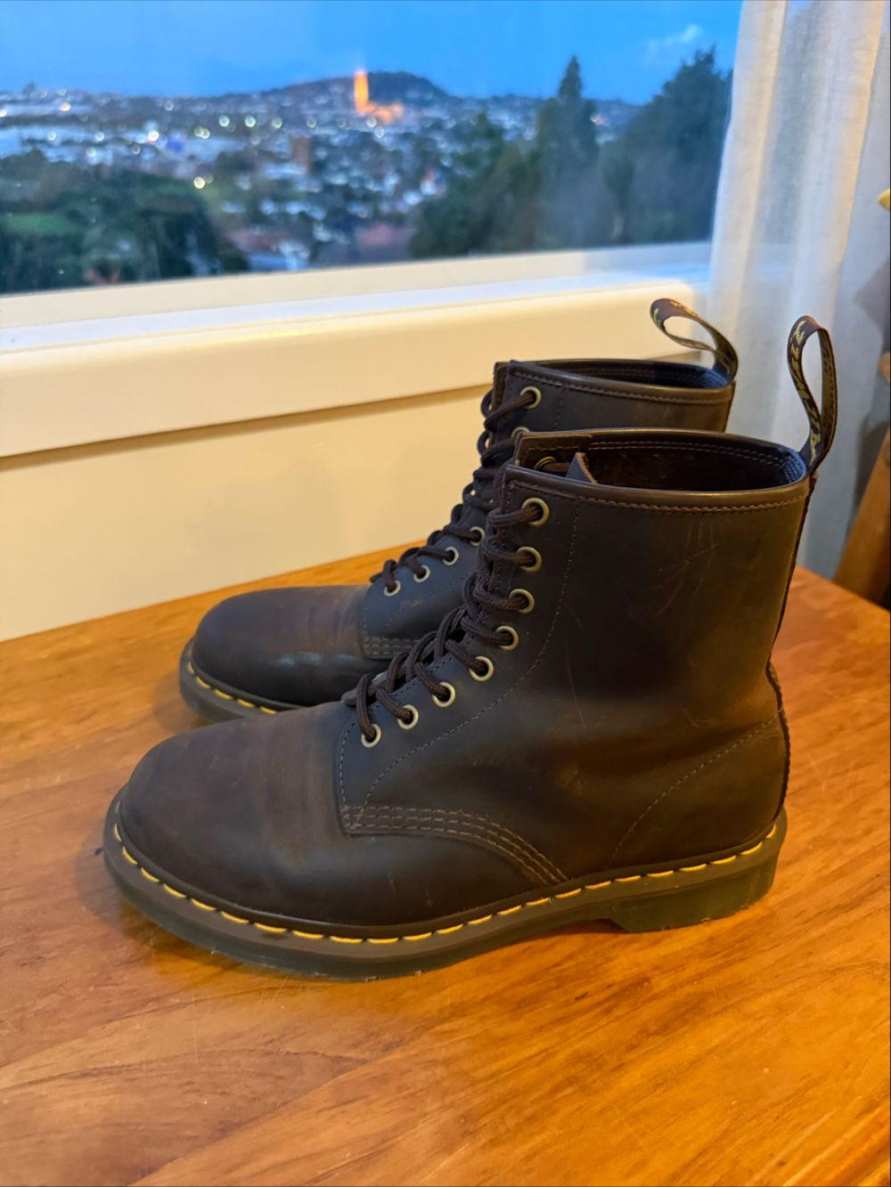DR MARTENS 1460 Crazy Horse brown boots