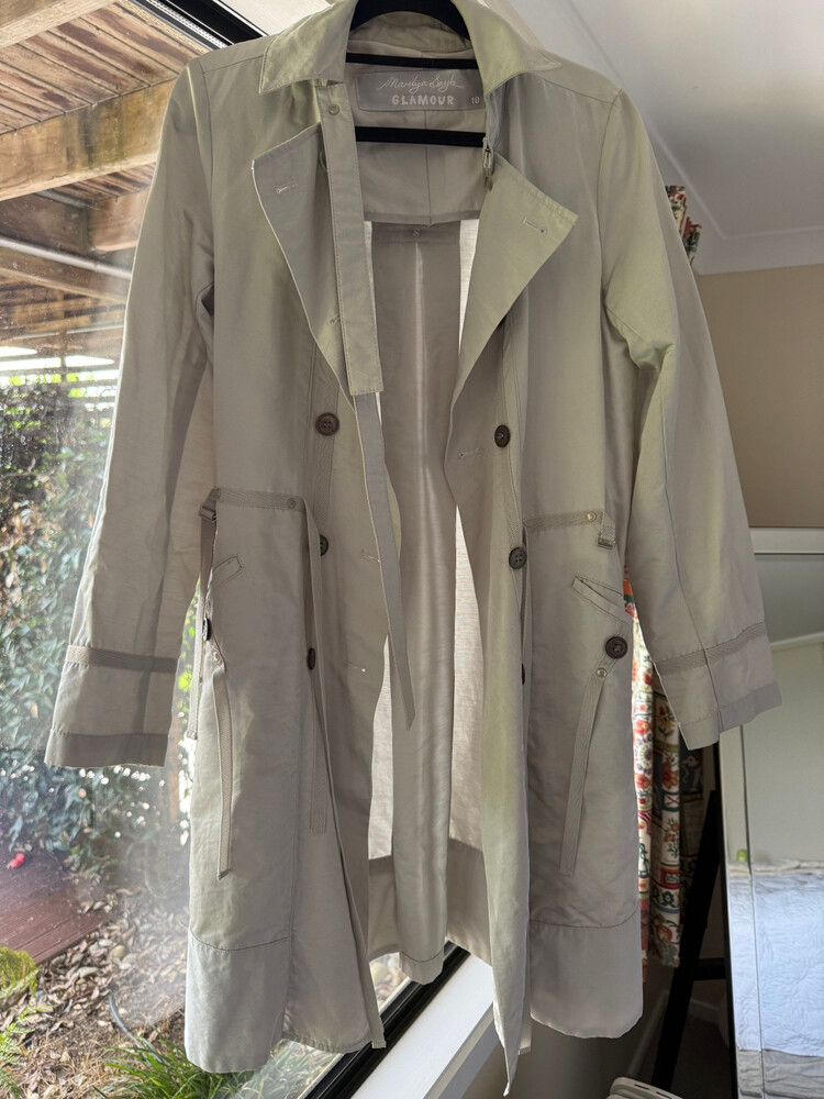 Marilyn Seyb Glamour Trench Coat