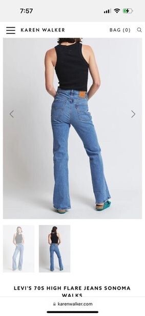 LEVI'S 70S HIGH FLARE JEANS