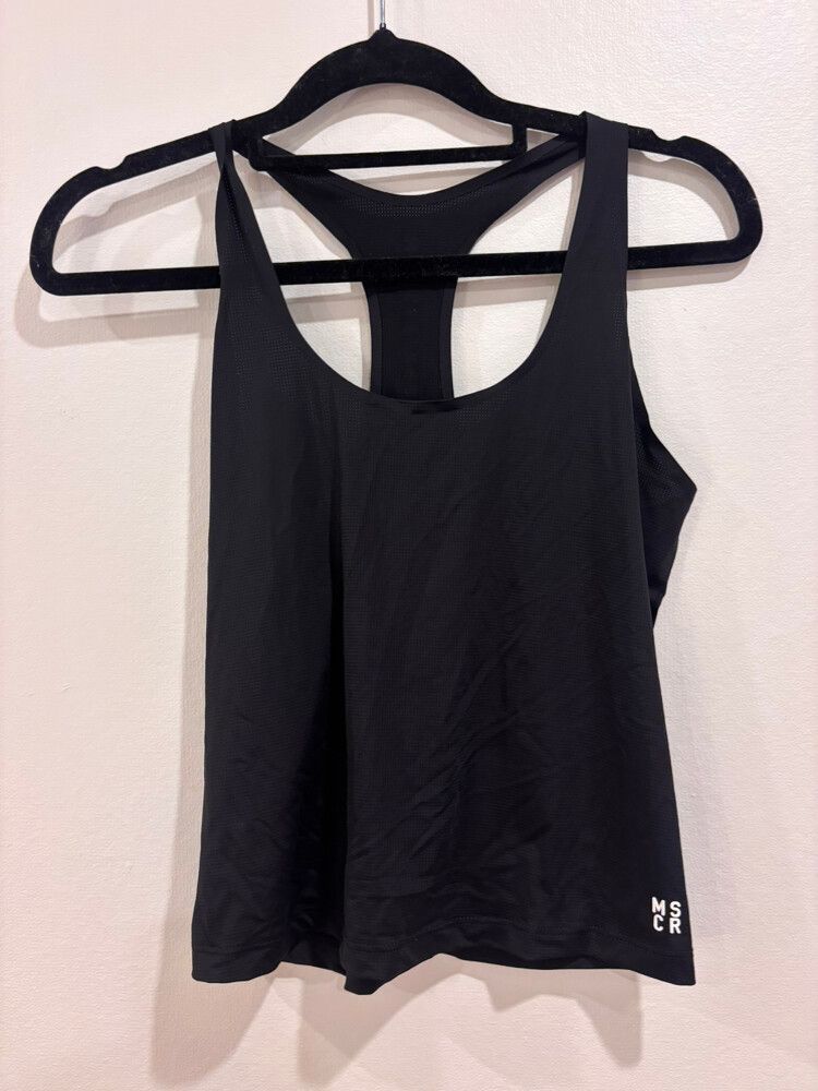 Muscle Republic Black Racerback Tank