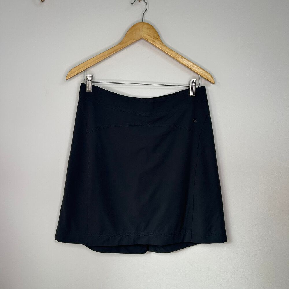 Kathmandu Dark Grey Skort with Built-In Stretch Shorts – Size 10