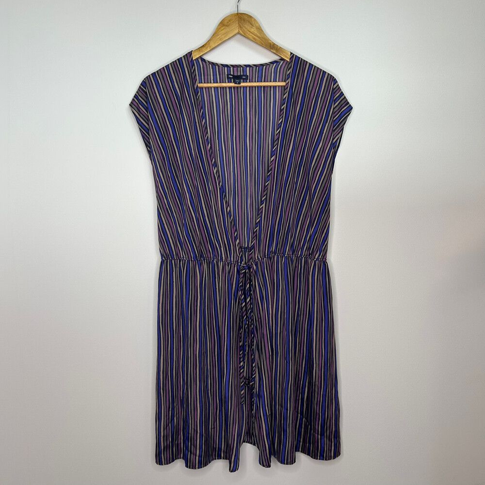 Gap Sleeveless Striped Tie-Waist Dress – Size M