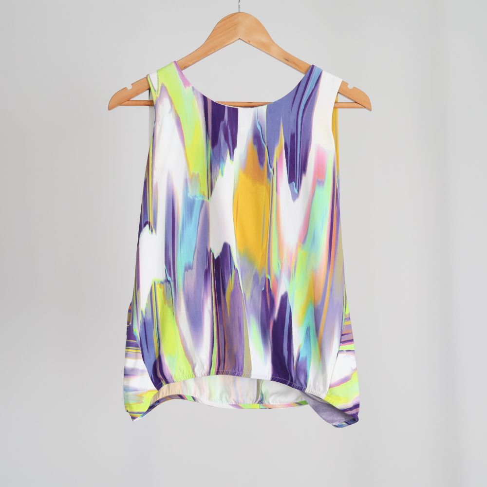 Veronica Maine Top Multicoloured Size 12