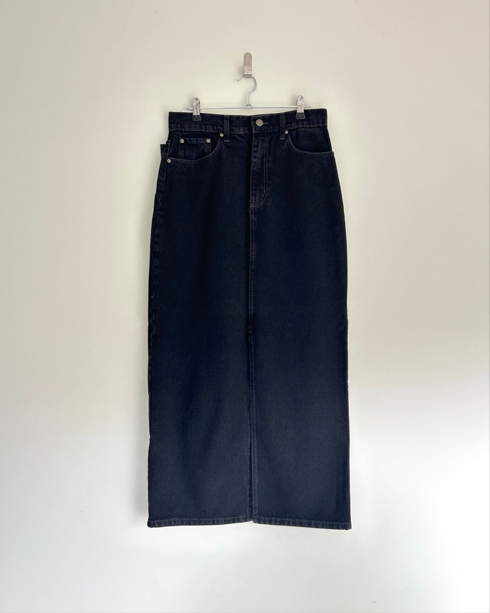 Nobody Denim Avery Maxi Skirt, Washed Black