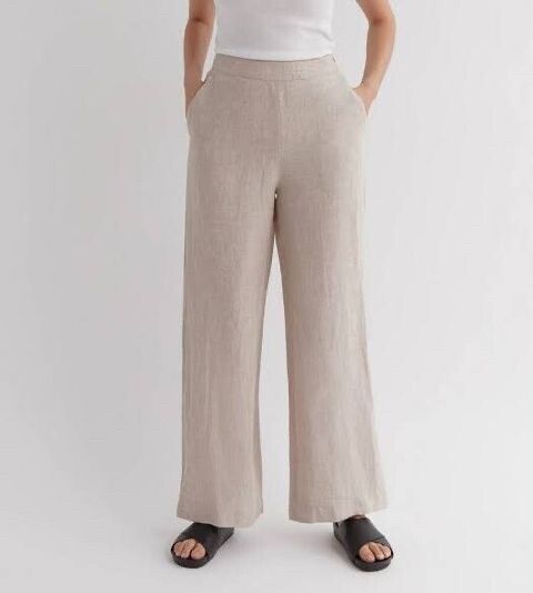 Assembly Label Beige Wide Leg Pants