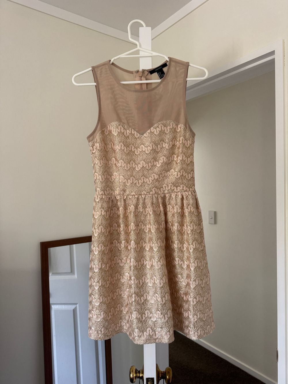 Gold dress