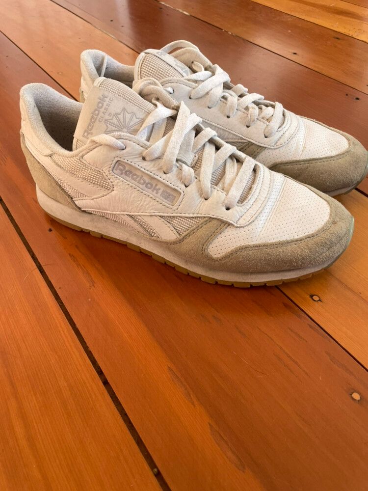 Reebok white sneakers