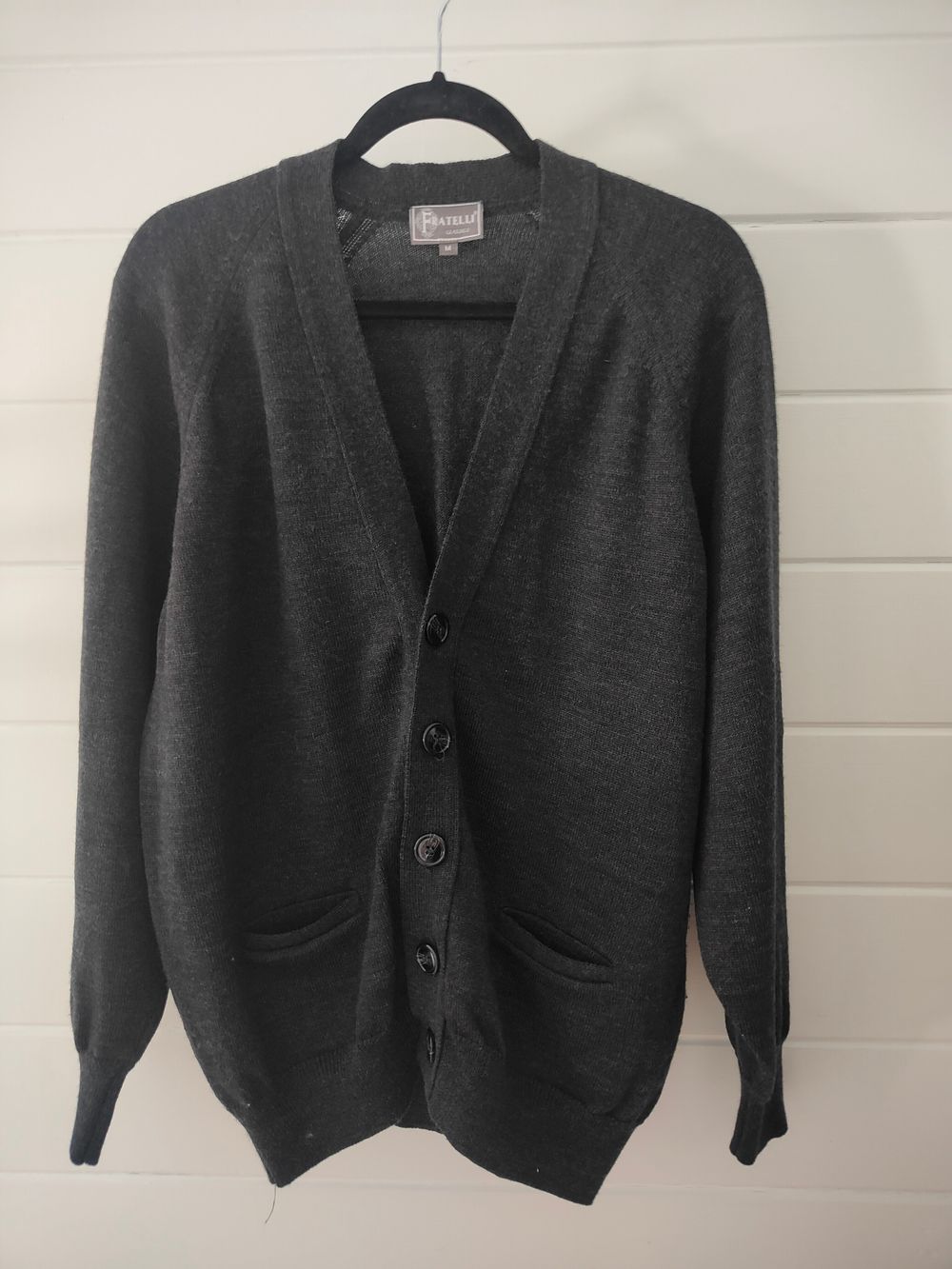 Charcoal Grey Oversized Cardi