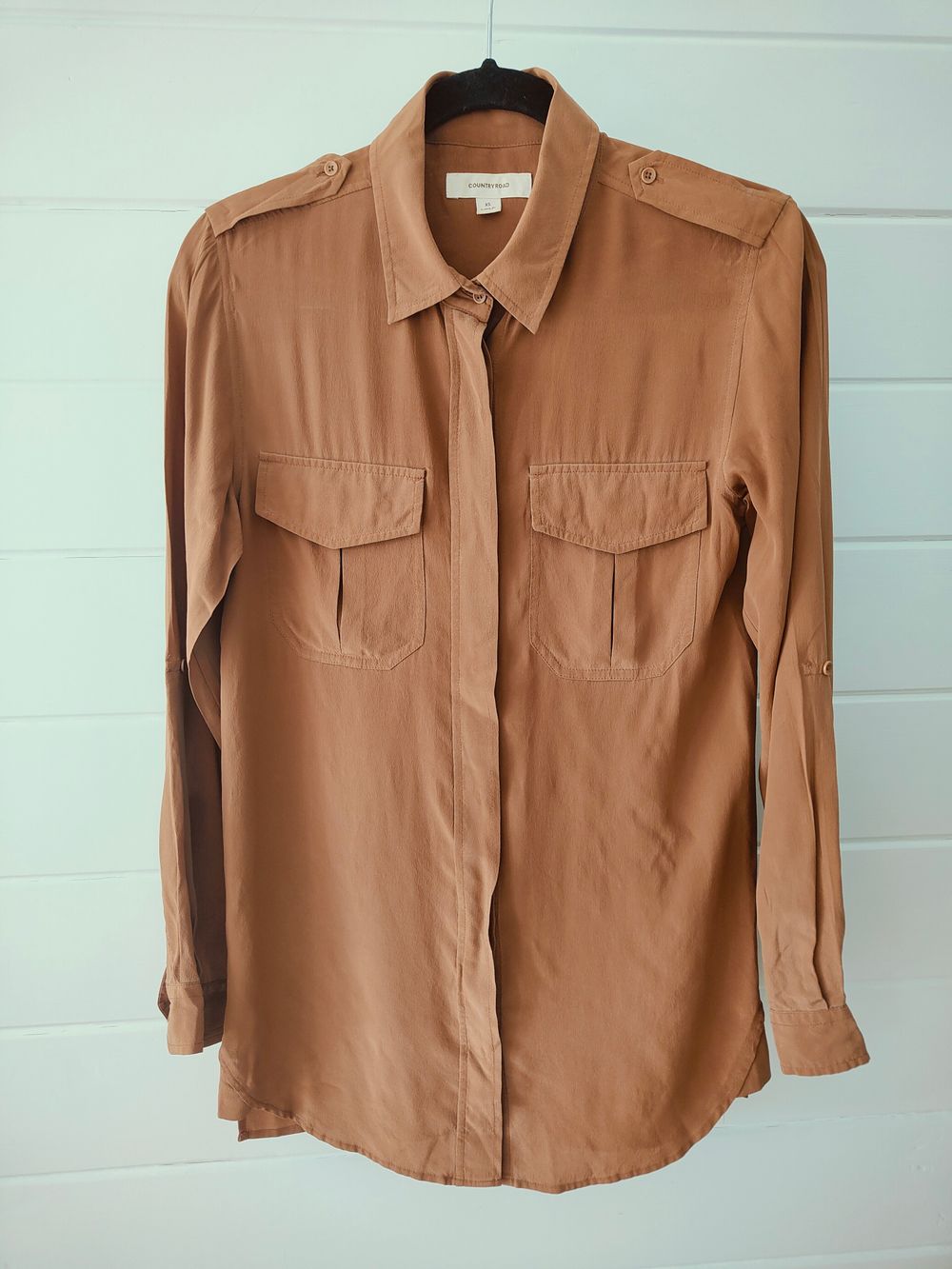 Silk long sleeved Shirt